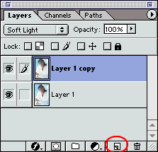 Duplicating the Layer